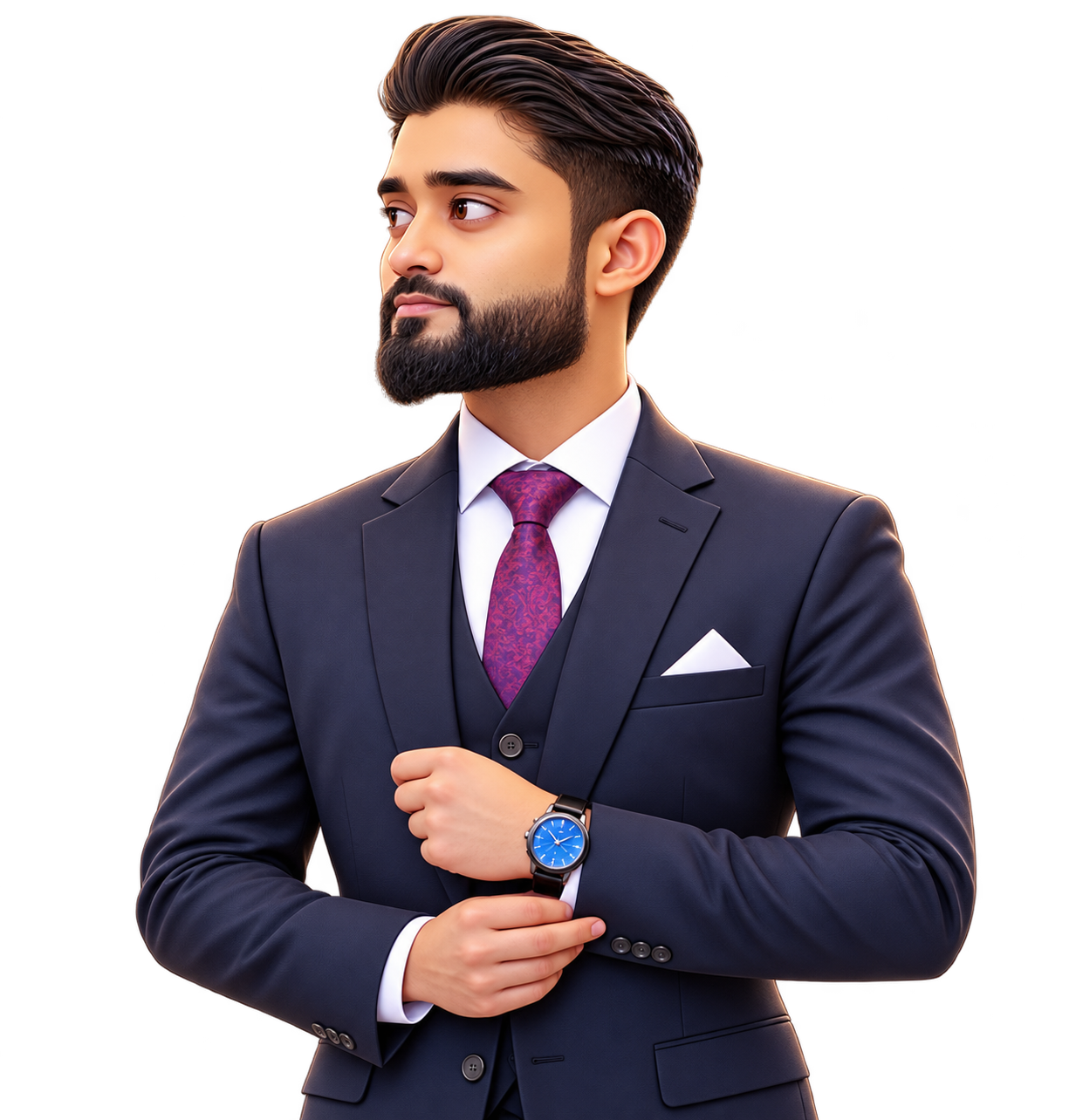 Aitsam Ahad, portrait